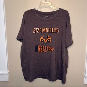 Realtree by Antler Creek Size Matters Graphic Tee Size XL